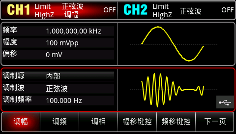 丰富的调制功能